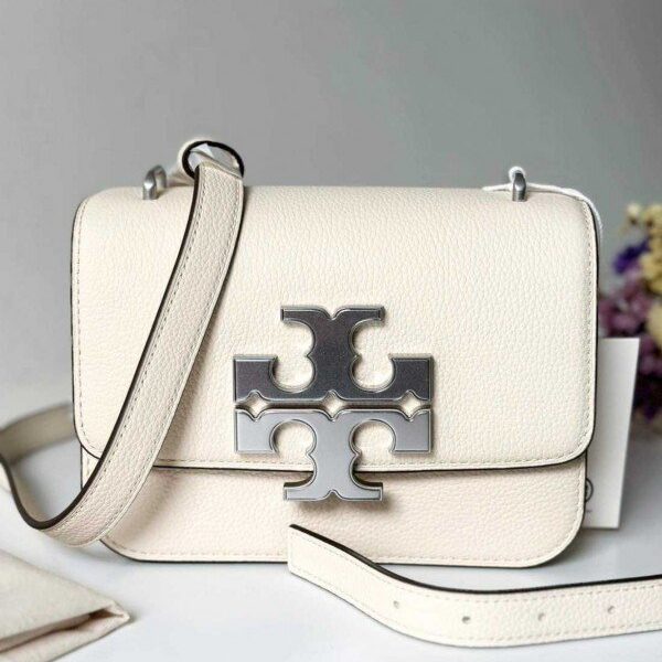 Tory Burch Eleanor Shoulder Bag With Box & Dust Bag & Sling Belt