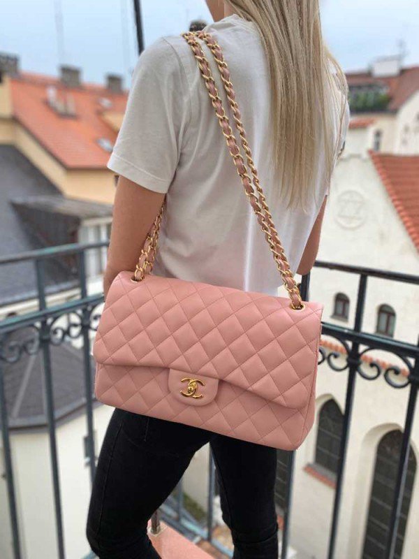 1000138723.jpg Chanel Classic Double Flap Shoulder
Bag With Box DustBag - Image 1