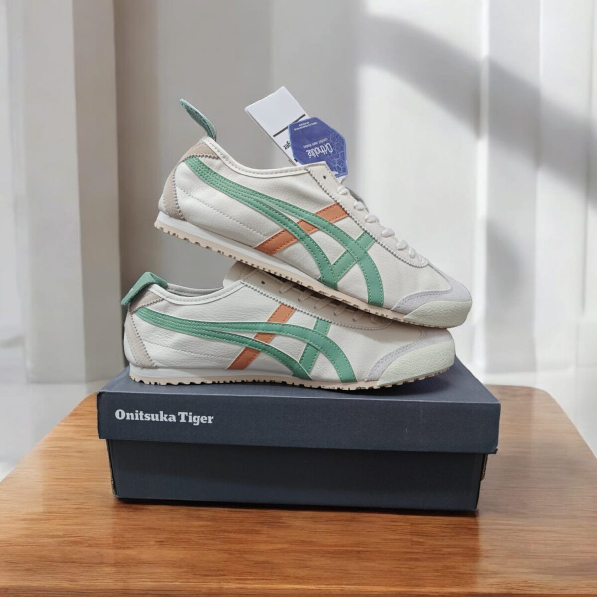 PRODUCT NAME*: Onitsuka Tiger Mexico 66 Cream Green Orange - Image 3