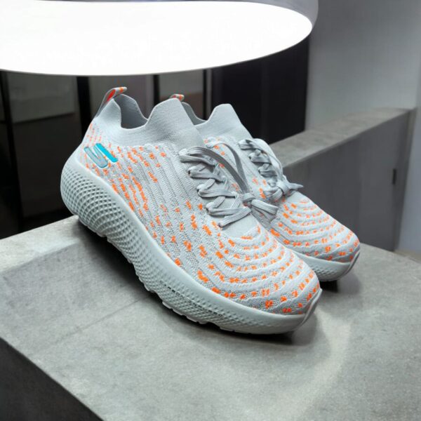 Skechers Max Road Hyper Burst Grey Orange