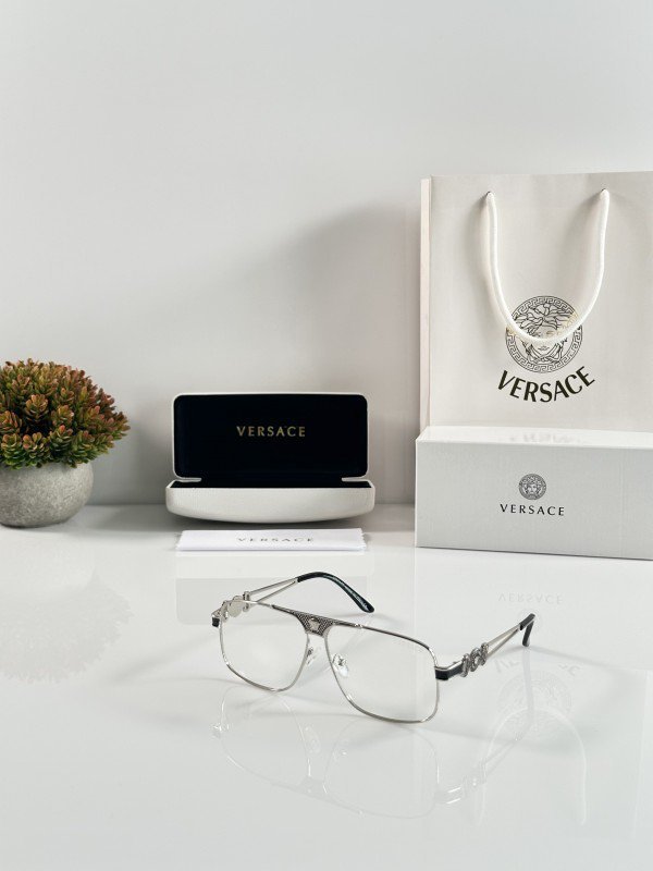 1000143869.jpg Versace 8213 Silver Frame - Image 1
