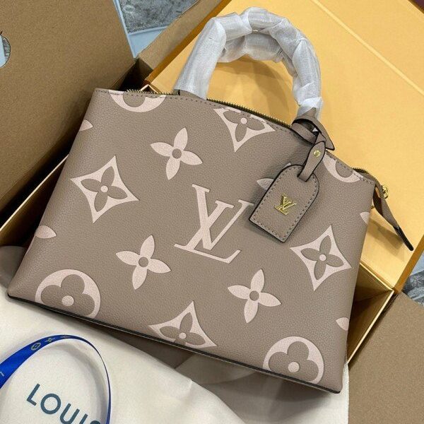 Louis Vuitton Palais Petit Bicolor Monogram Empreinte Leather Cream With Dust Bag 45811