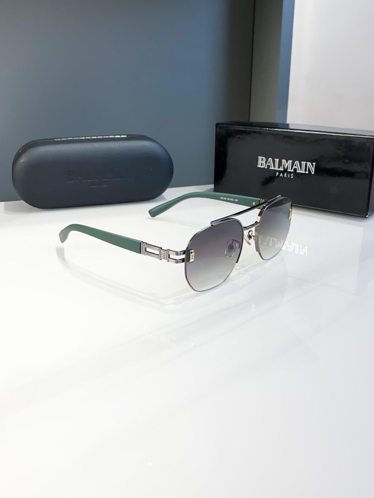 BALMAIN GREEN SHADED 5G 106*😍🔥 - Image 2