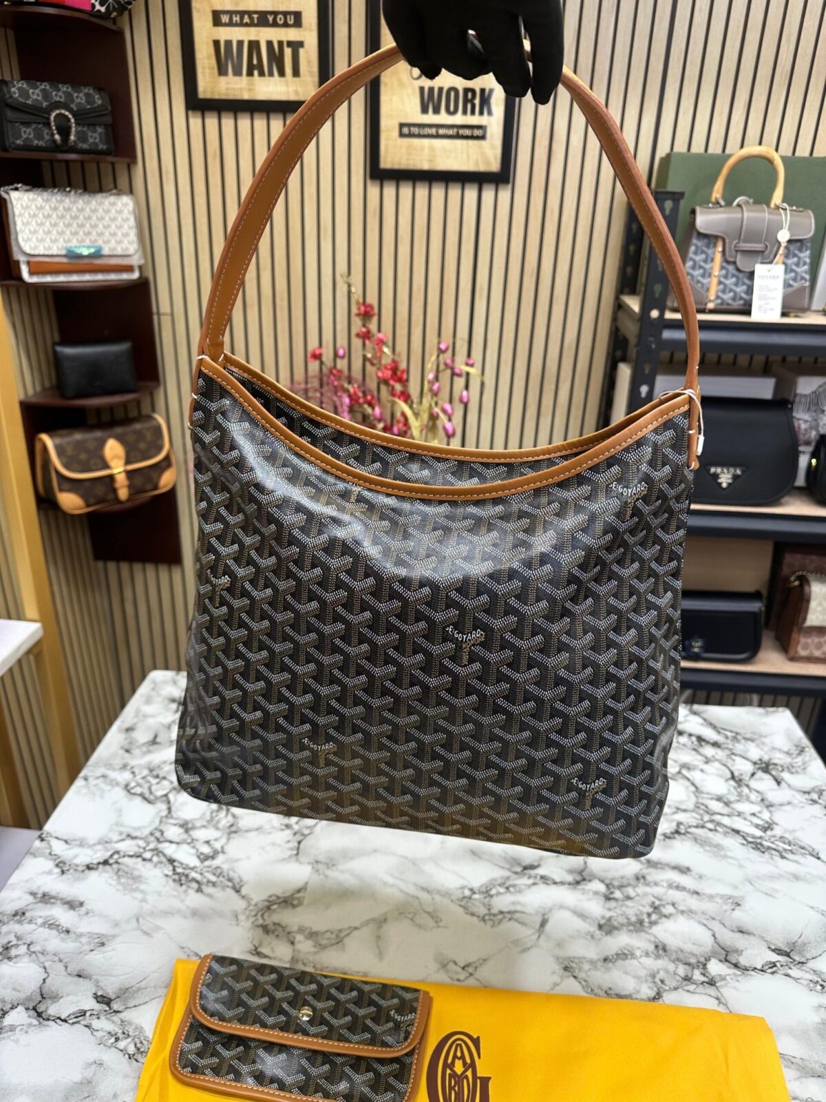 GOYARD BOHEMO HOBO BAG WITH WALLE - Image 4