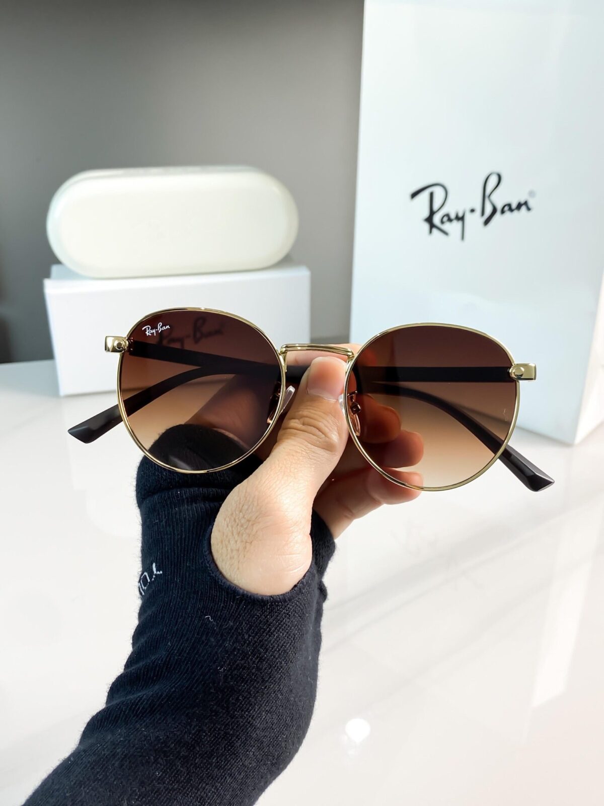 RAYBAN GOLD BROWN REVERSE 5405 😍🔥 - Image 6
