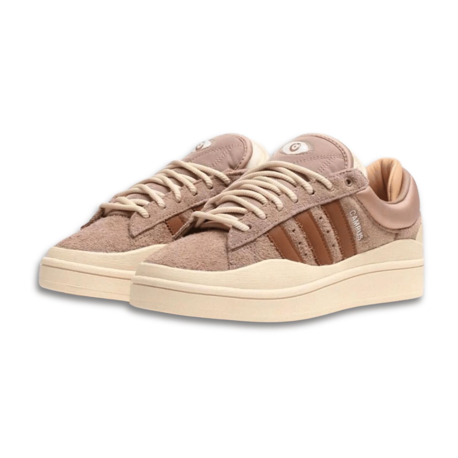 3edecb01-38ac-45ab-aa54-0cb103b1019d.jpg Bad Bunny X Adidas Campus Chalky Brown - Image 1