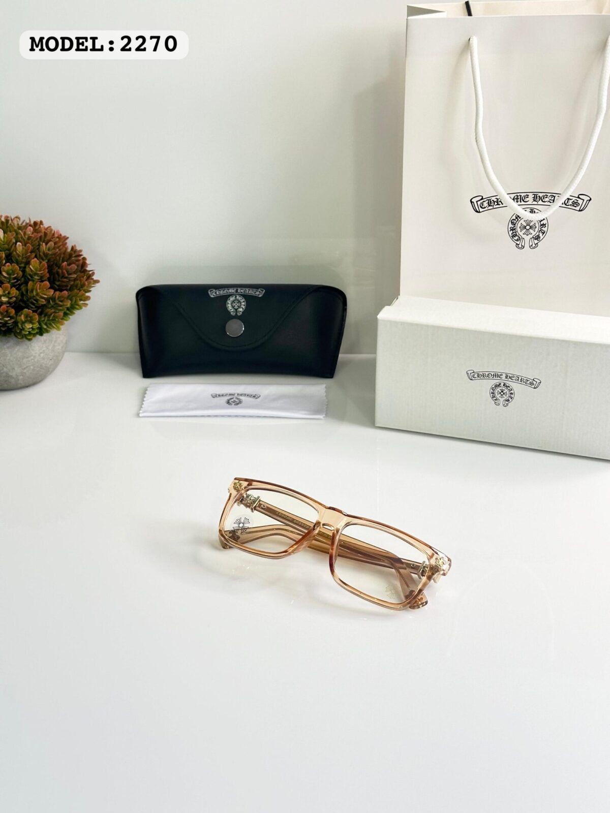 Chrome Heart Water Brown Frame - Image 4