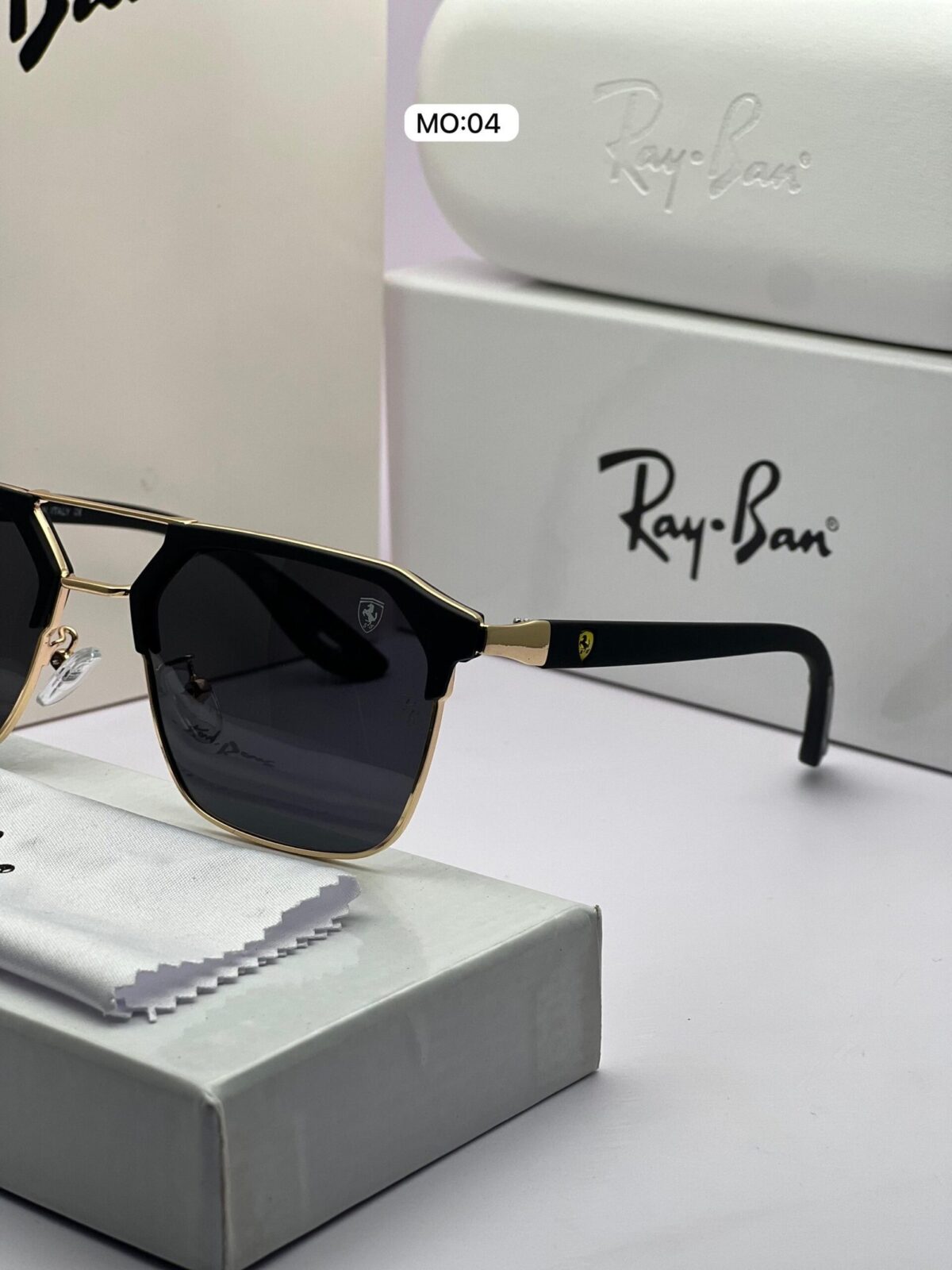 Rayban Gold Black - Image 4