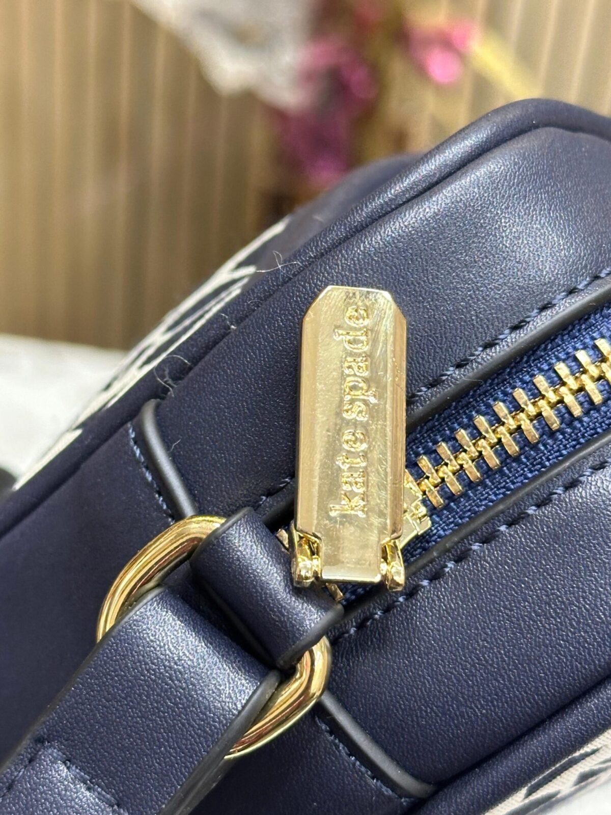 KATE SPADE FLOWER JACQUARD STRIPS MULTI COLOUR CROSSBODY BAG - Image 5