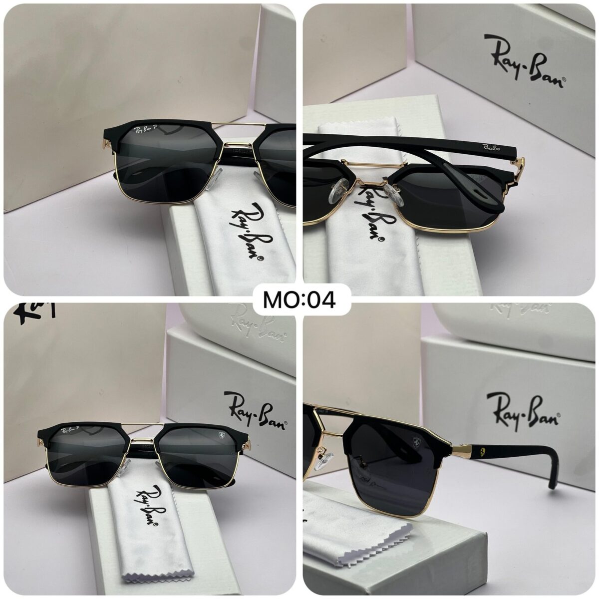 Rayban Gold Black - Image 6