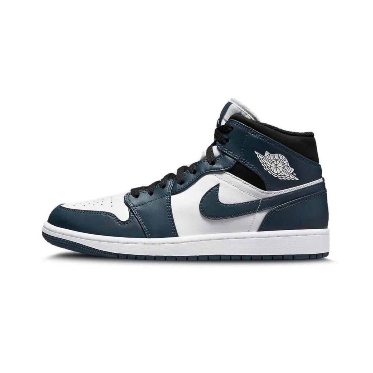 Air Jordan 1 Mid Armoury Navy Dark Teal - Image 2
