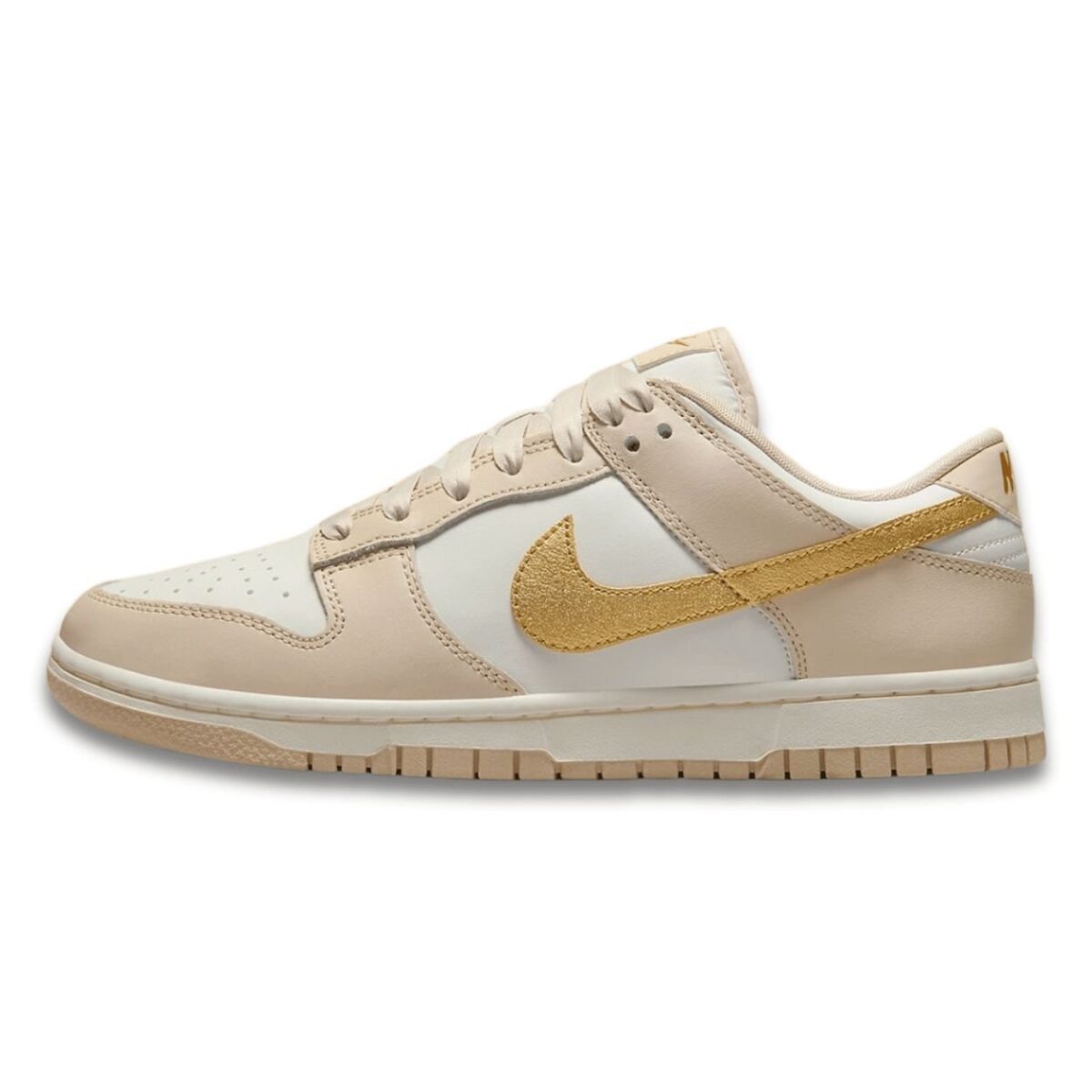 Nike Dunk Low Gold Swoosh WMNS - Image 2