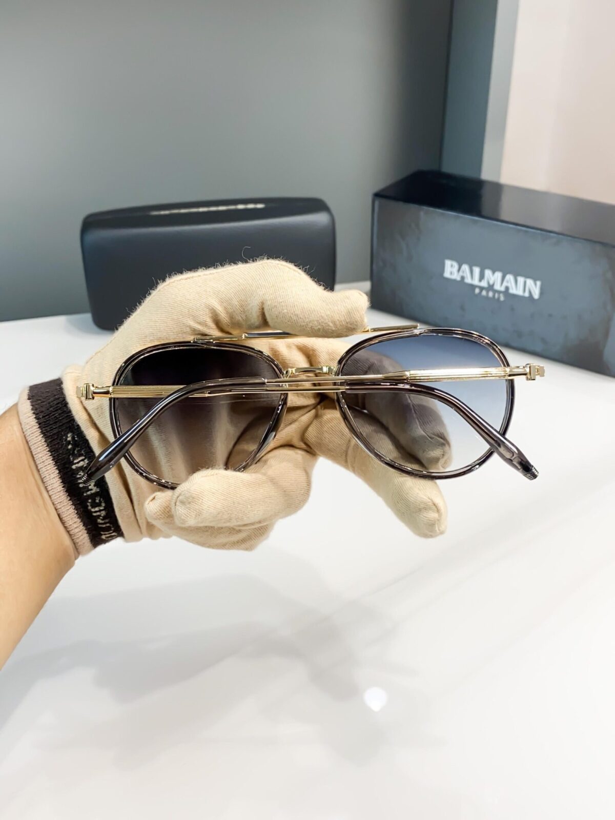 Balmain Gold Blue Shaded - Image 5