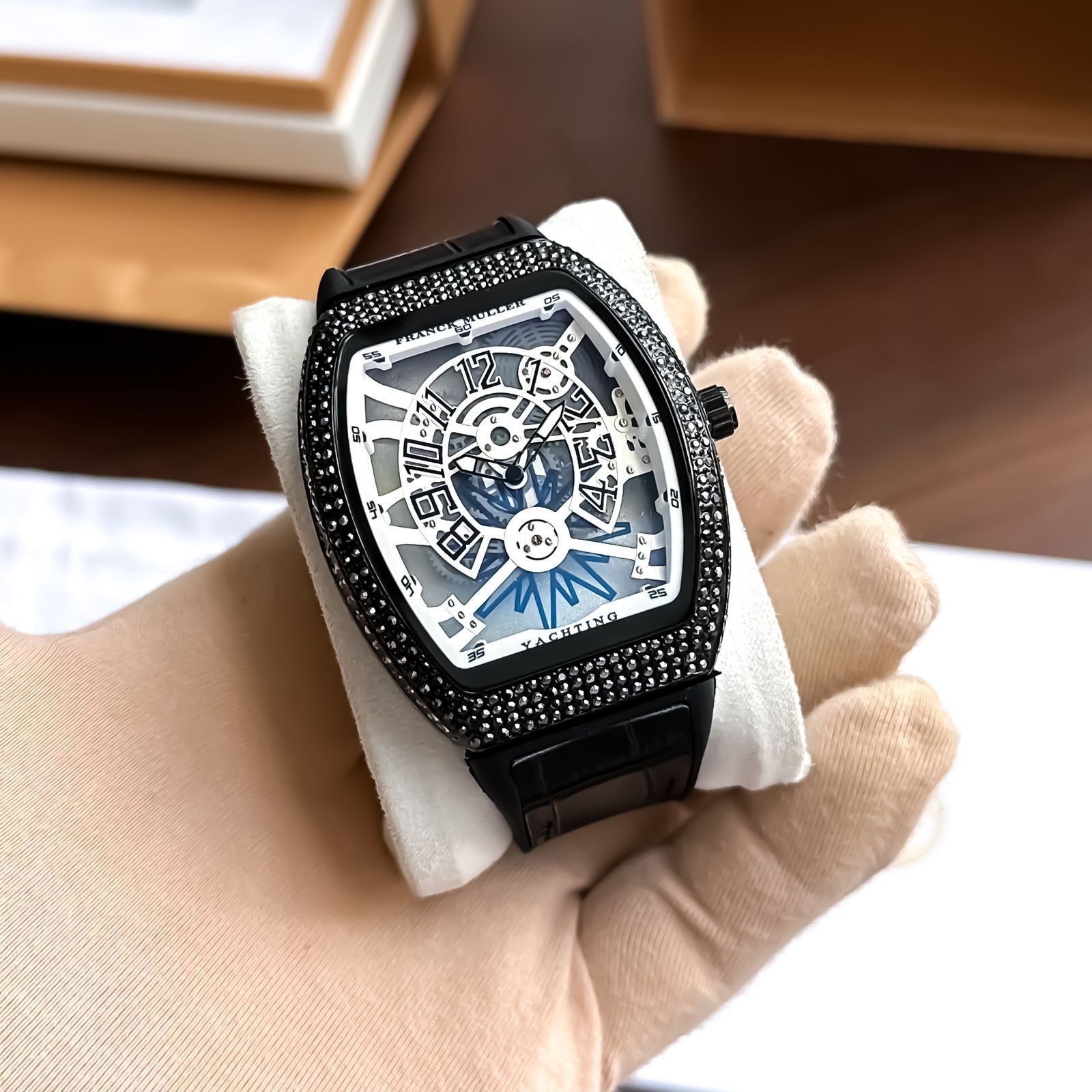 c62ed8f8-ef31-4fdb-b6ed-705319990ea7-1.jpeg Franck Muller Black White - Image 1