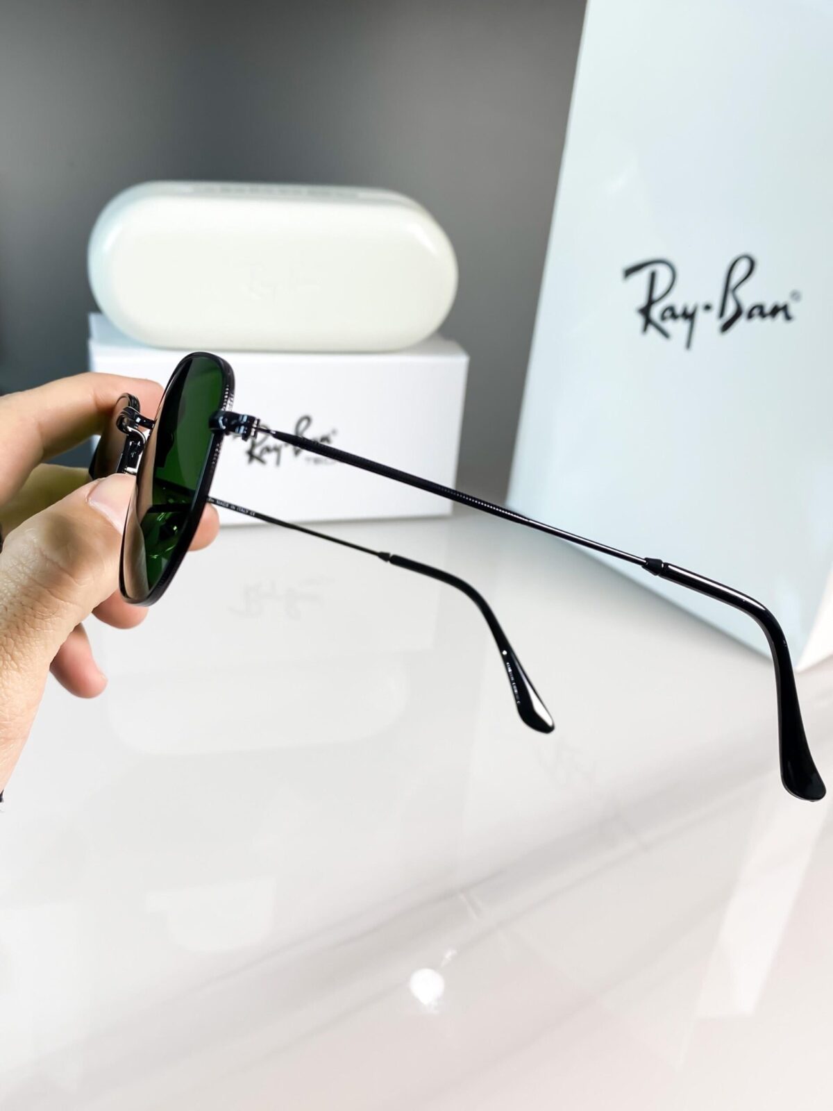*RAYBAN BLACK GREEN 3548*😍🔥 - Image 3