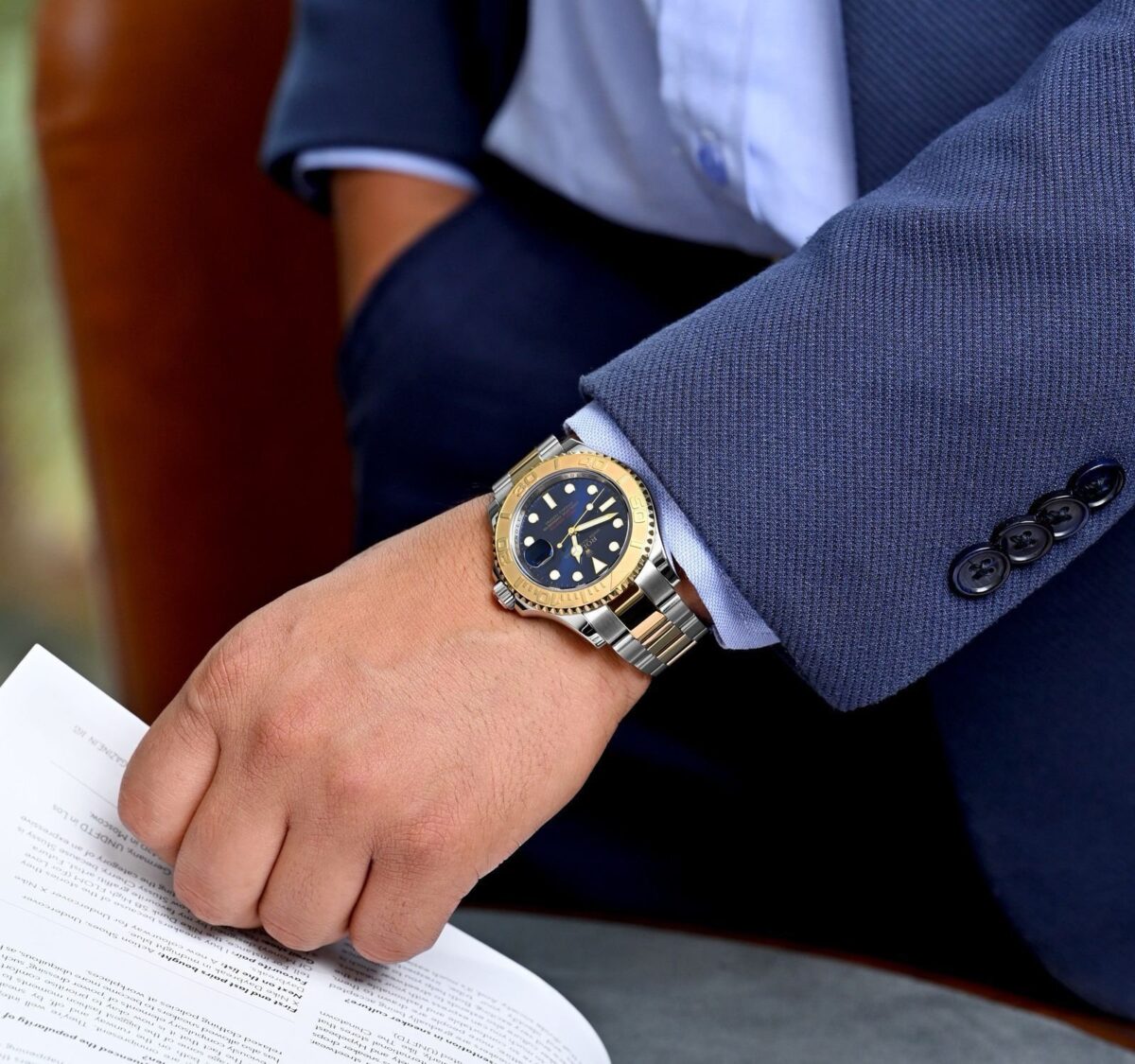 Rolex yatch master Blue dial - Image 4