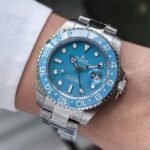 Rolex Oyster perpetual Gmt master Steel-Aqua Blue