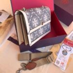 Tory Burch T Monogram Shoulder Bag With Adjustable Strap With OG Box & Dust Bag (White - 618) - Image 3