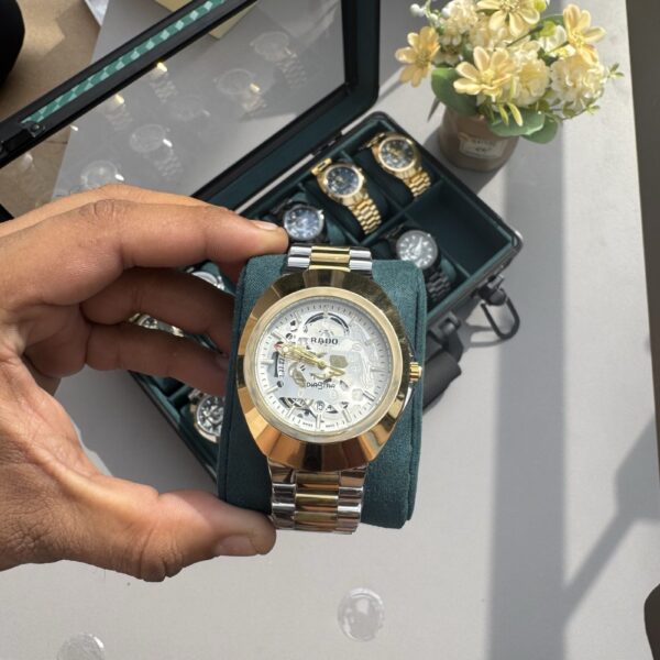 Rado diastar gold and white