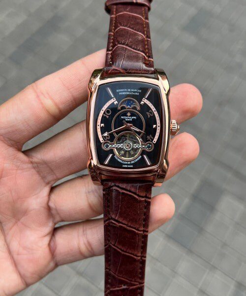 Patek Philippe Barrel Automatic Rose Gold & Brown