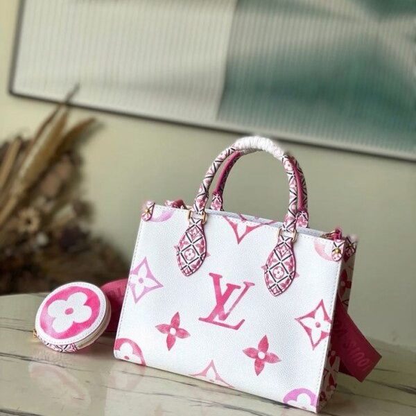 Louis_Vuitton_LV M22976 On The Go Pochette With OG Double Box & Dust Bag - Coin Pouch (White Pink - 621)