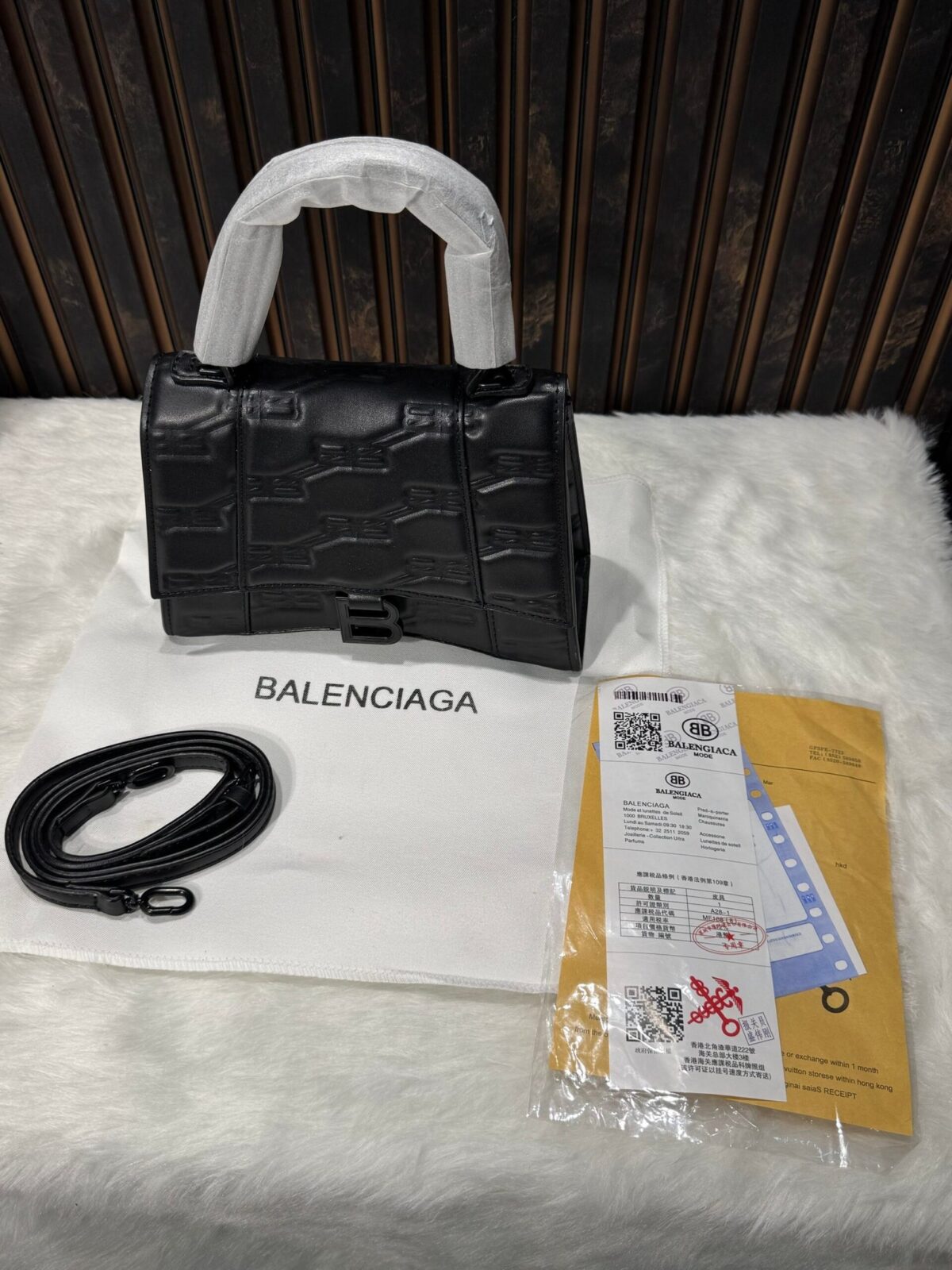 Balenciaga Women's Small Hourglass Top-Handle Bag - Image 5