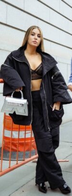 Karl Lagerfeld  IKON Crossbody Shoulder Bag With OG Box & Dust Bag (Silver - 922) - Image 3