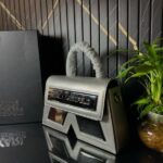 Karl Lagerfeld  IKON Crossbody Shoulder Bag With OG Box & Dust Bag (Silver - 922) - Image 5